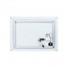 Дзеркало Aries настінне прямокутне, LED touch switch, reverse, 800x600 мм Qtap
