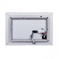 Дзеркало Aries настінне прямокутне, LED touch switch, reverse, 500х700 мм Qtap