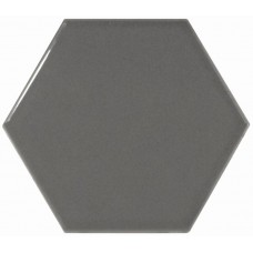 Плитка 10,7*12,4 Scale Hexagon Dark Grey 21913