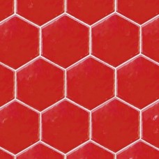 Плитка 17,5*20 Hexatile Rojo Brillo 20526