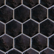 Плитка 17,6*20,1 Hexatile Negro Brillo 20525